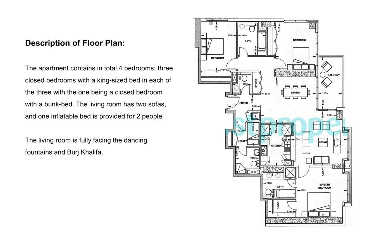 דובאי Elite Royal Apartment | Burj Residences Tower 5 | Gold מראה חיצוני תמונה
